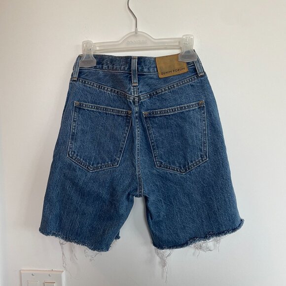 DENIM FORUM Cut Off Bermuda Shorts - Picture 5 of 7